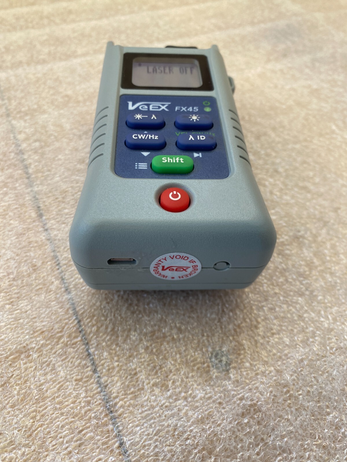 VeEX FX45 Fiber Optical Meter + Fiber Optic Cables