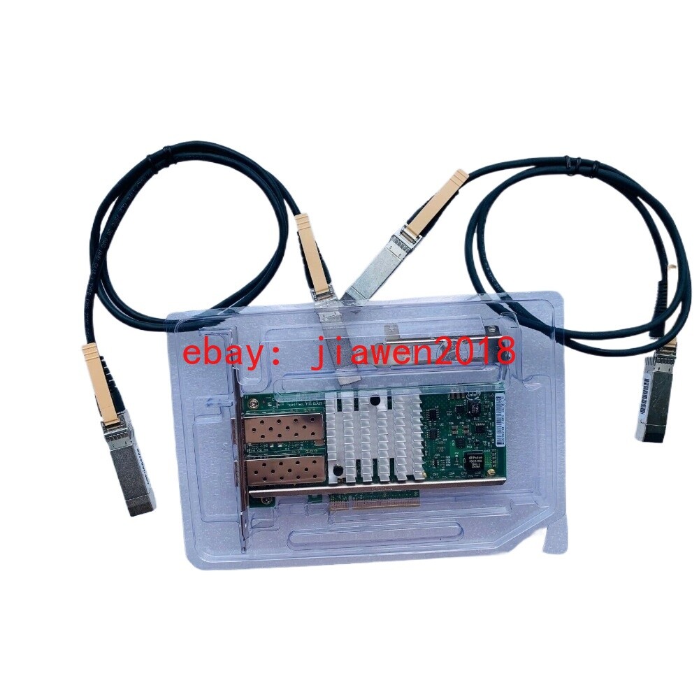 Intel X520-DA2 10Gb 10Gbe Adapter E10G42BTDA with 2x DAC's Direct Attach Cable