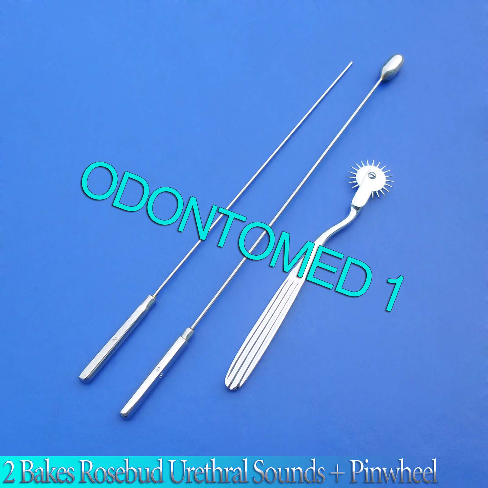 2 Pcs Bakes Rosebud Sounds 2mm+12mm,Pinwheel