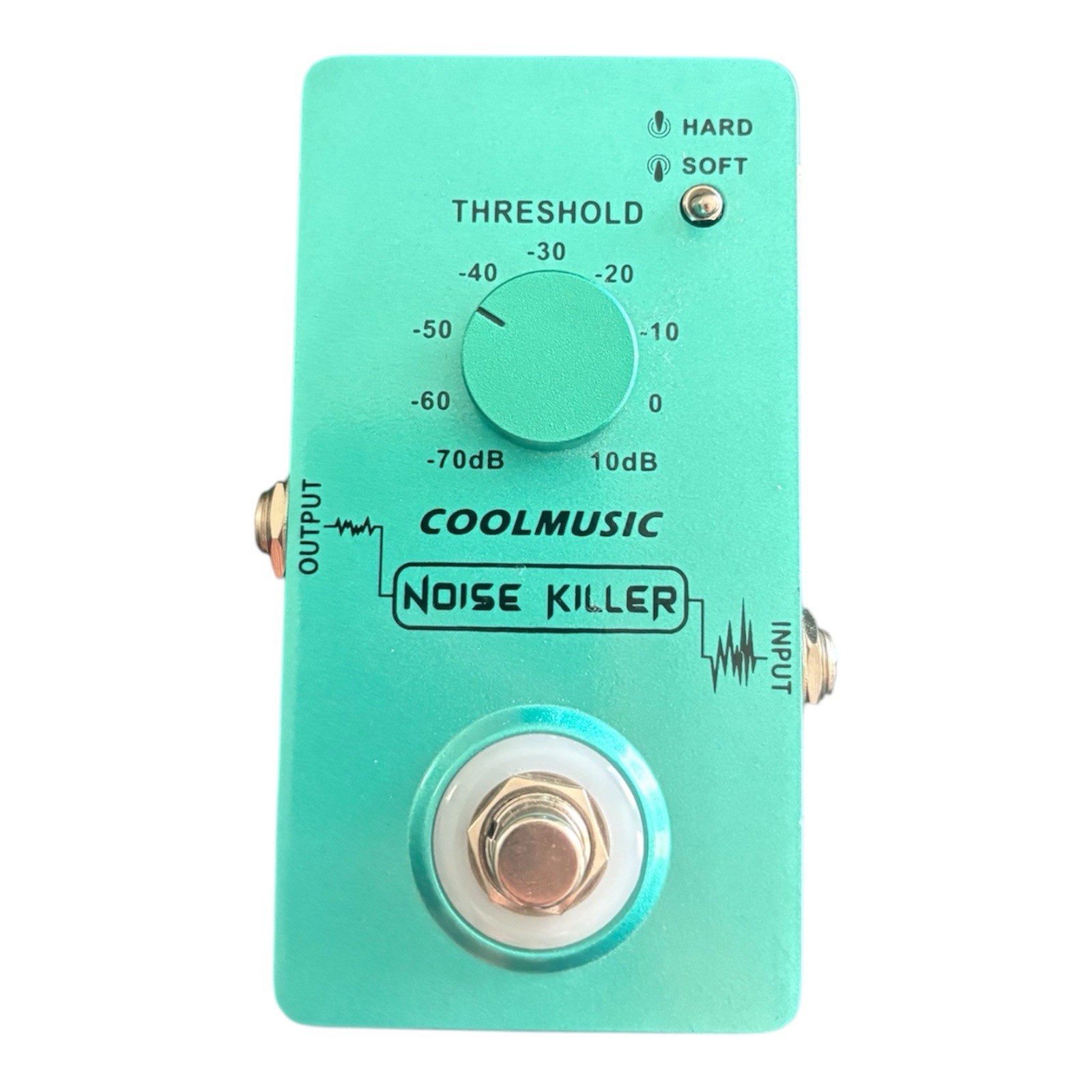 Coolmuic c-cs02 Analog Noise Killer Reducer Electric Guitar Effects Pedal Metal