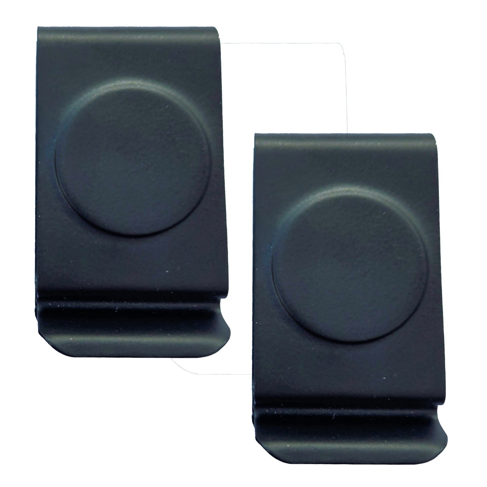 Wide metal holster belt clip - 2-PACK (639BP)