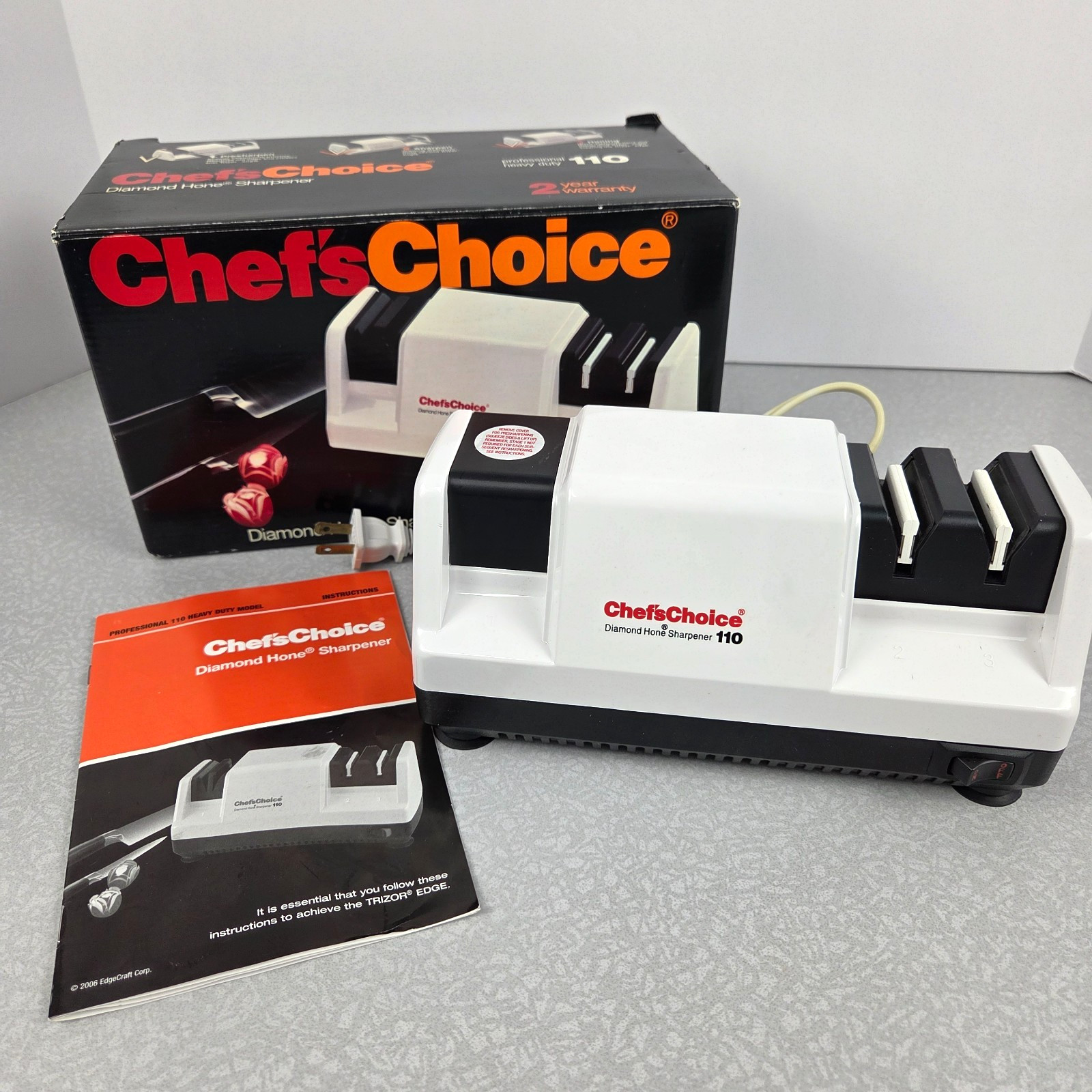 Chef’s Choice Diamond Honed Sharpener Professional Heavy Duty Model 110