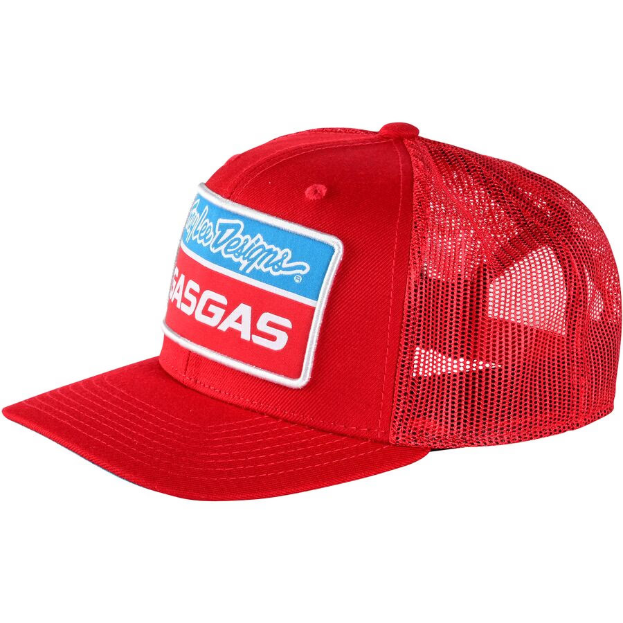 Troy Lee Designs 2022 GasGas Team Stock Curved Snapback Hat - Red 766600010