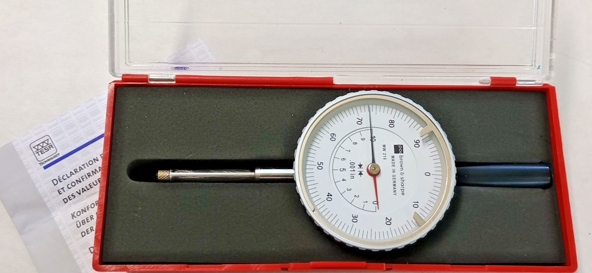 Brown and Sharpe MB 216 Dial Indicator 1" .