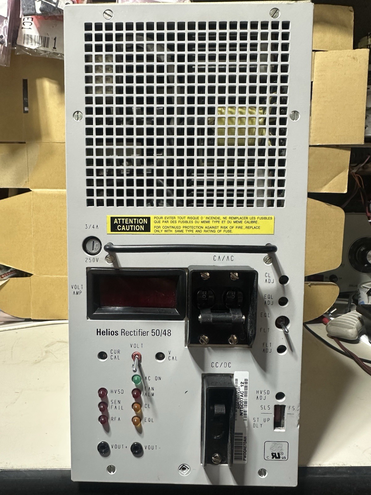 Nortel Helios NT5C07AC, MPR50 Rectifier Module - Tested