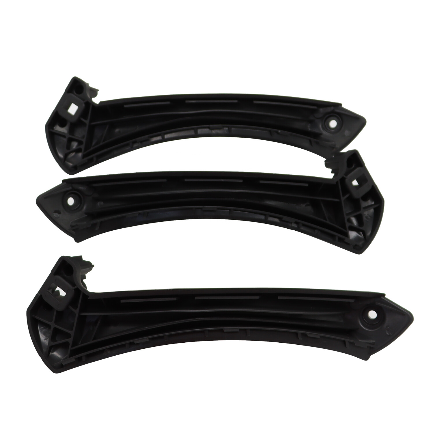 6Pcs Inner Door Panel Handle Pull Interior Trim Cover For BMW E90 06-11 Black