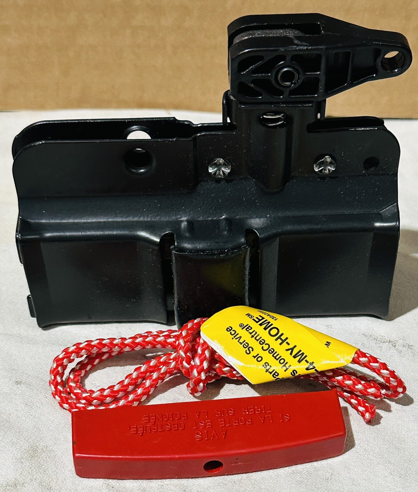 Craftsman/Liftmaster Garage Door Opener Square Rail Trolley With Cord & Handle