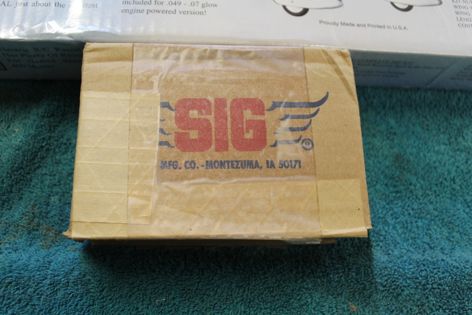 Sig, R/C Rascal and Power Pack Kit, 49" Balsa Plane Kit