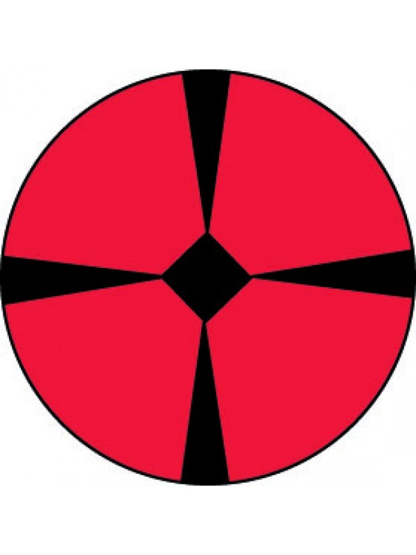 Targ-Dots Accupoint Targets -Hot Fluorescent, self adhesive, choice 1", 2" or 3"