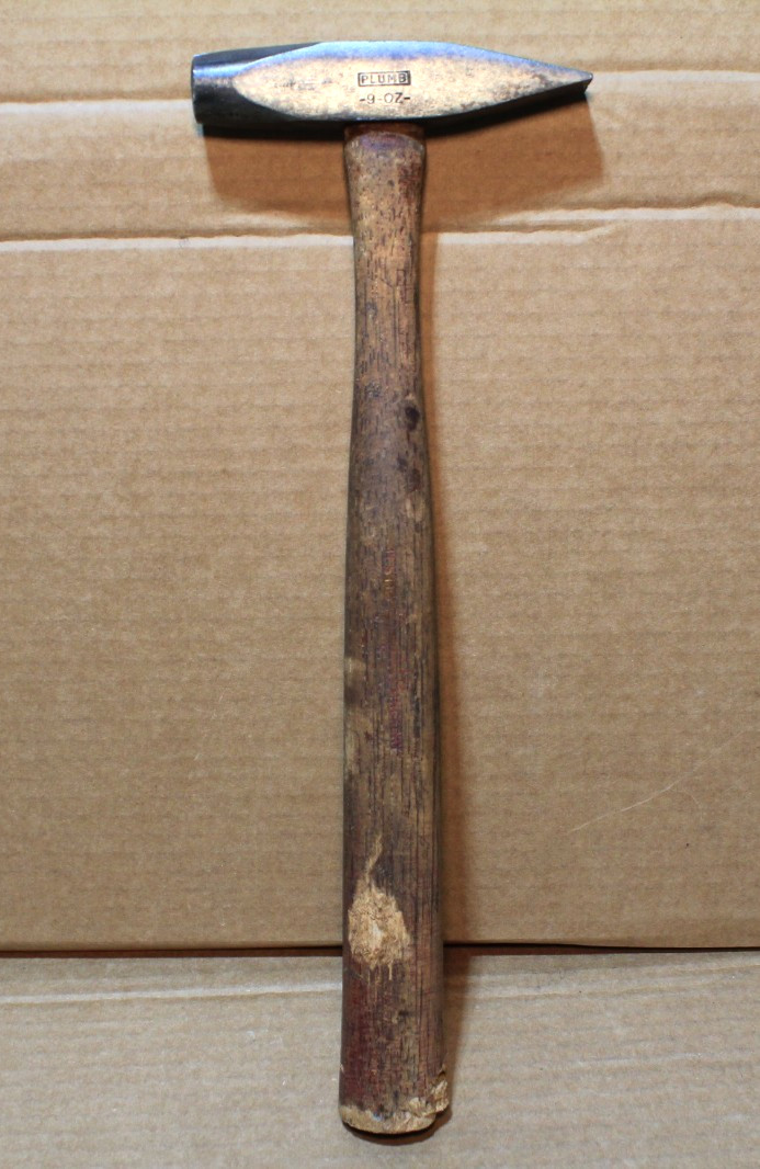 PLUMB 9oz Riveting Hammer W/ Original Handle MADE IN USA