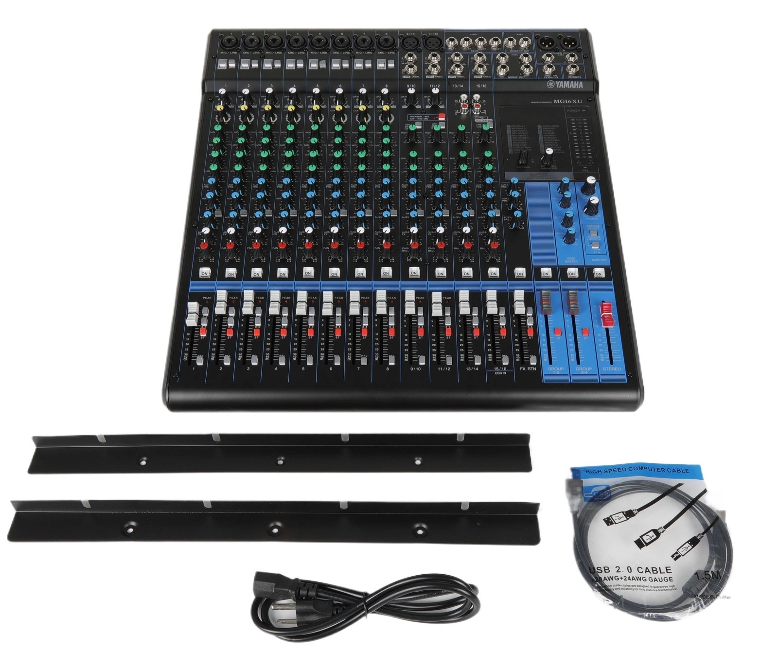 NEW Yamaha MG16XU 16 Channel Mixer With USB and Effects.high-quality