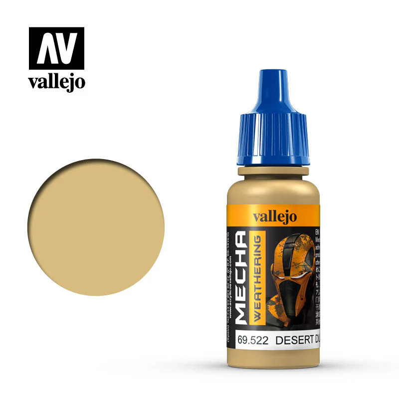 Vallejo Mecha Color 69.522 Weathering Desert Dust Wash 17ml Bottle