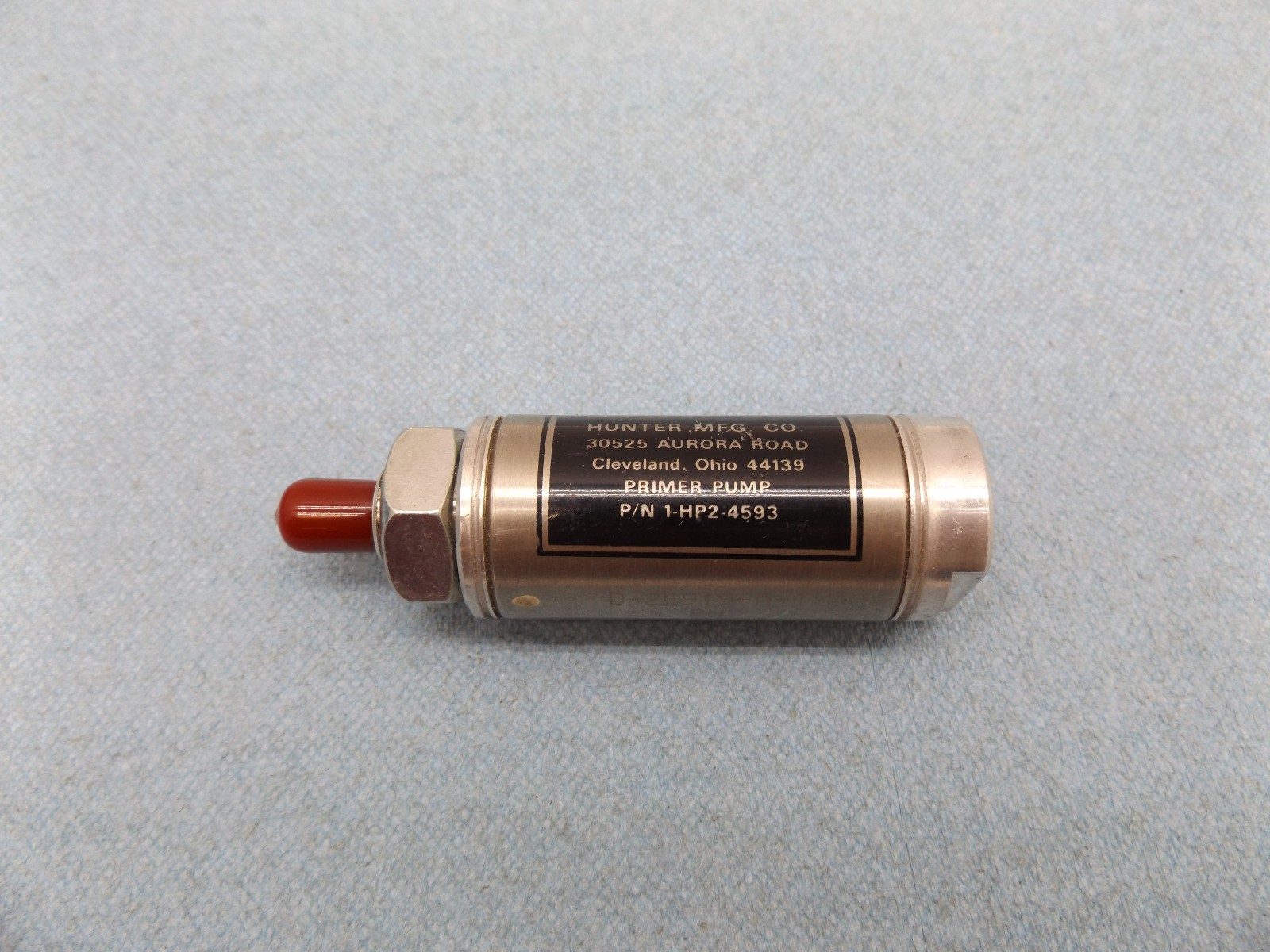 Hunter MFG. Co Primer Pump 1-HP2-4593, D-24919-A-1 PH For PH-400-G Heater