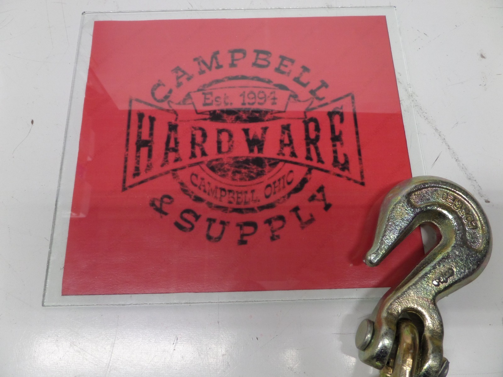 Auto Body Frame Machine Pull Chain 3/8" x 3' Grade 70 with 3/8' Grab Hook