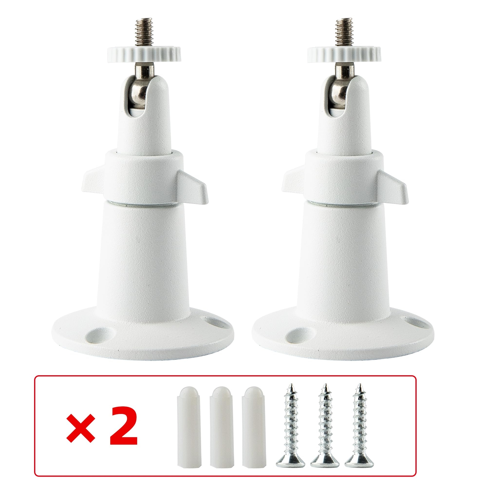 Security Camera Mount Bracket for Camera with 1/4 Screw Head Wall Mount Compa...