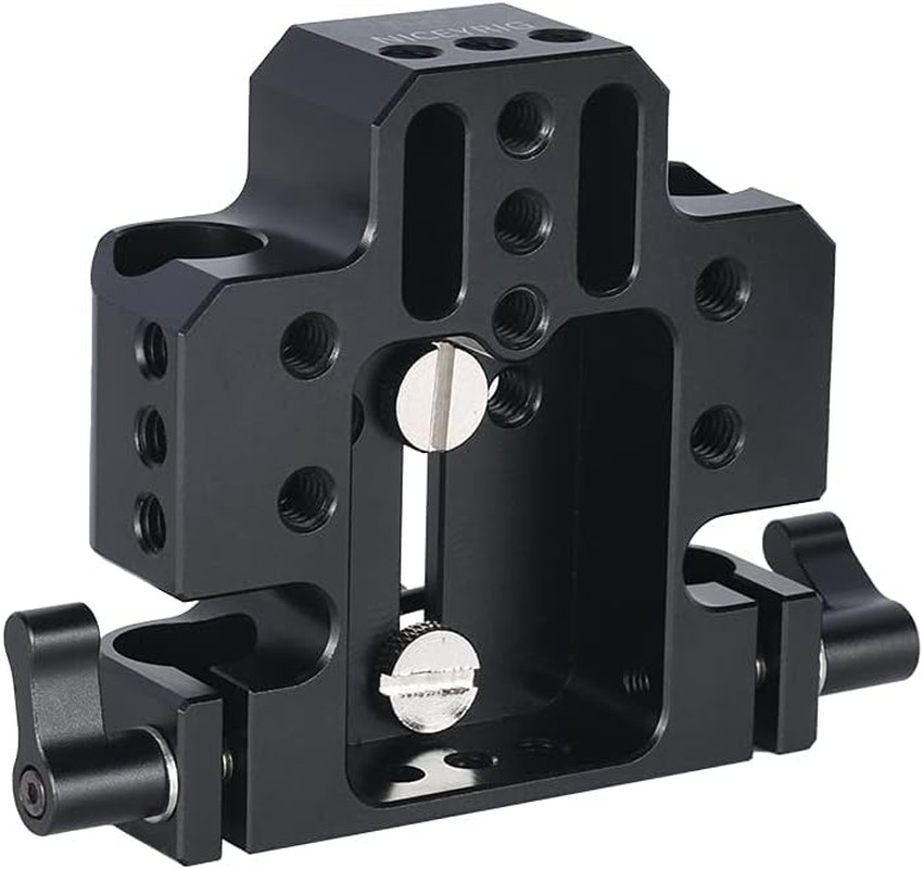 15mm Rod Baseplate Multi-Purpose Tripod Base Plate Applicable for DSLR Camera Ci