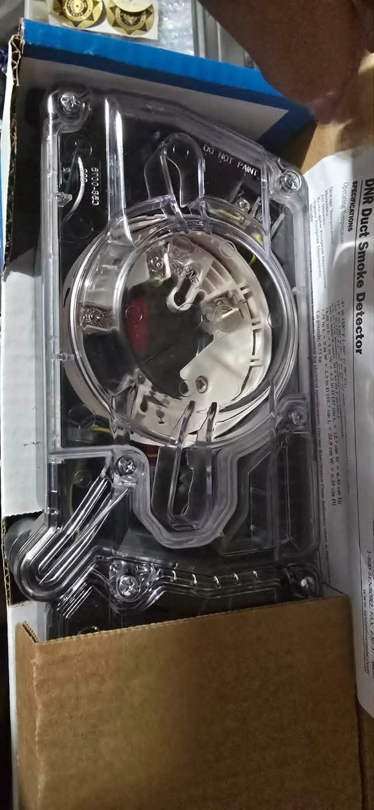 System Sensor DNR InnovairFlex Intelligent Non-Delay Duct Smoke Detector