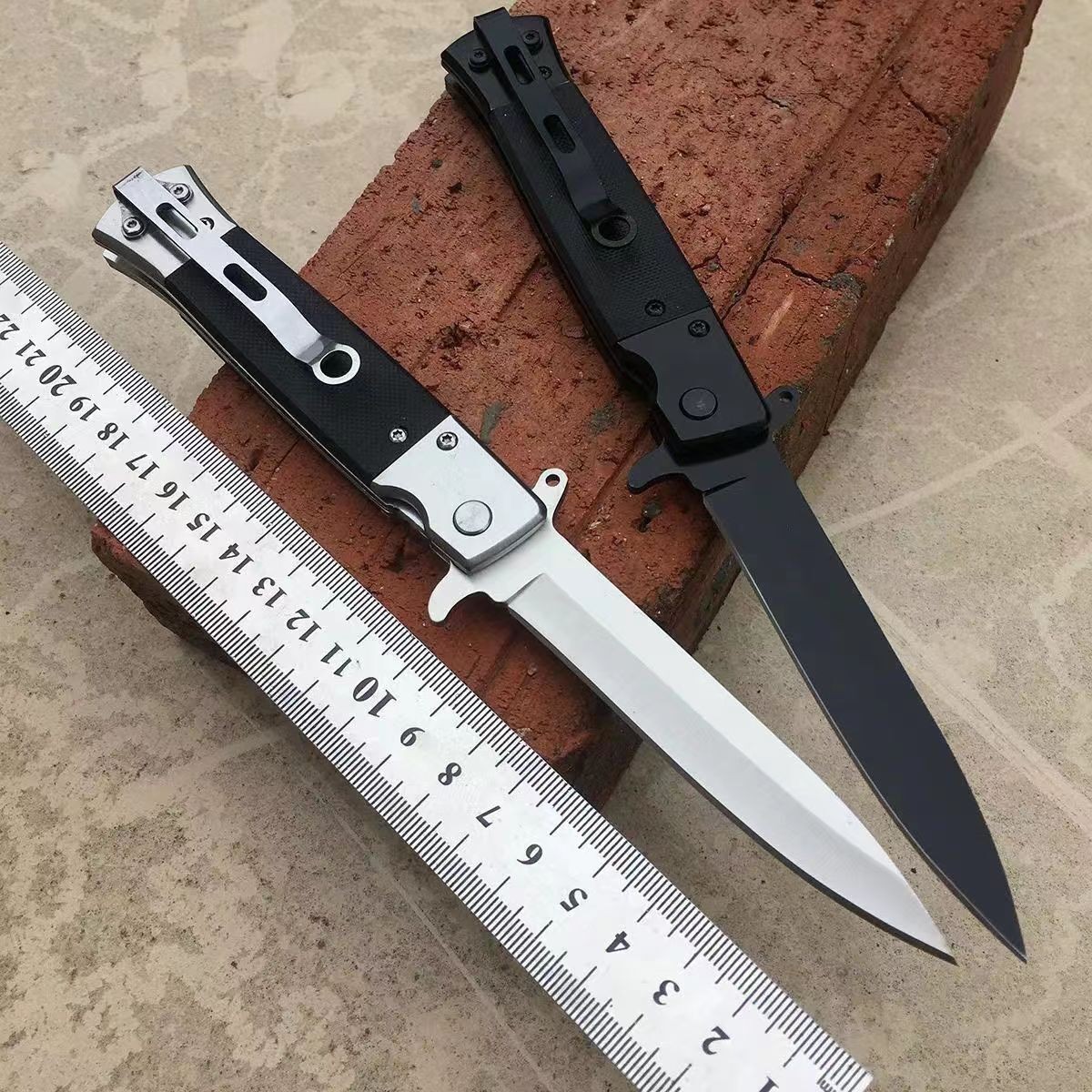 9" Classic Italian Style Stiletto Folding Sprin*g Assisted Open Pocket Knife.NEW