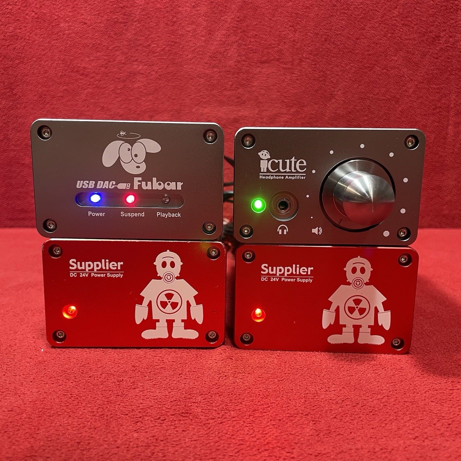 Firestone Audio Fubar USB Dac Audio Cute Headphone Amplifier And Power Supply’s