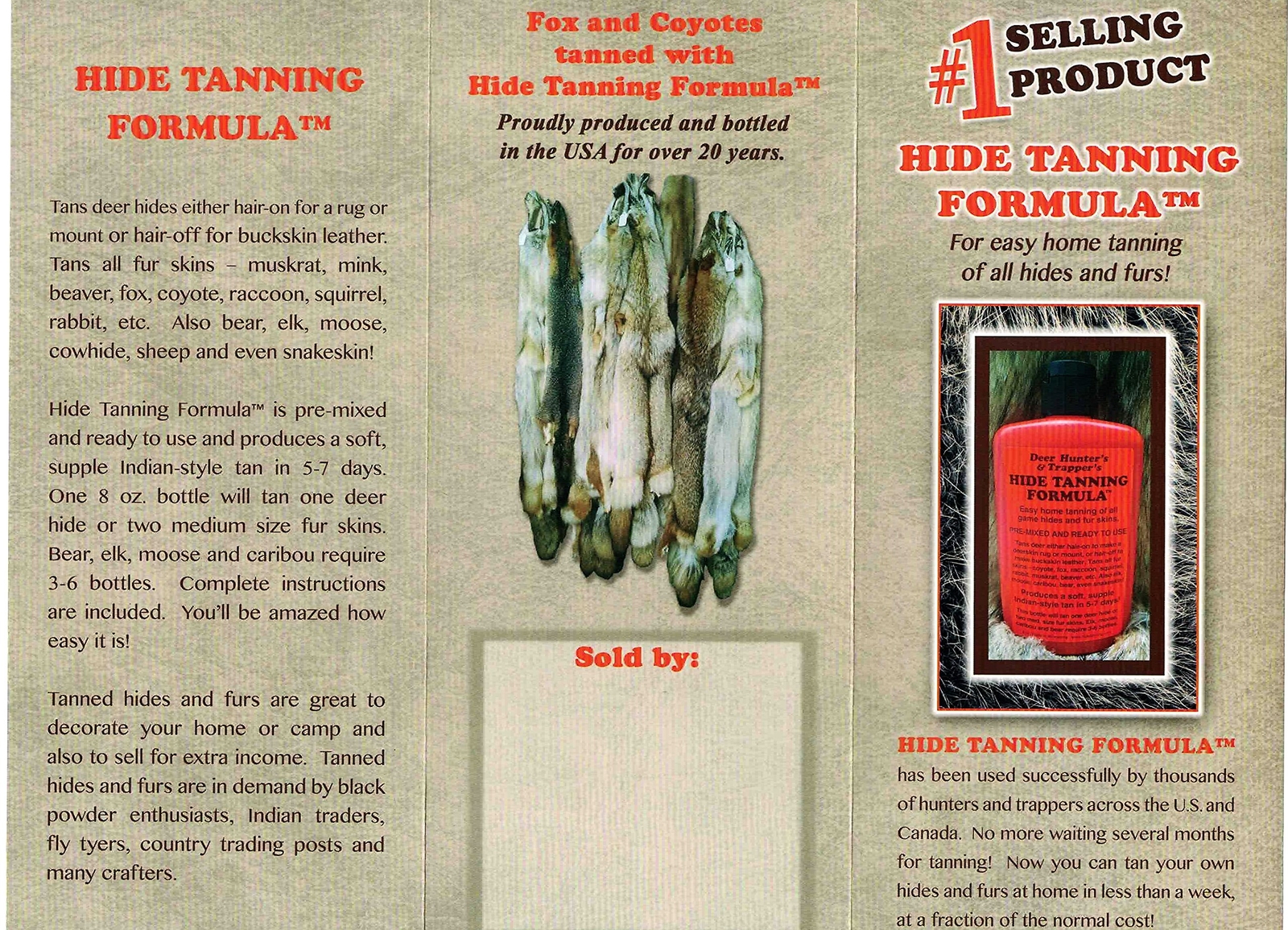 Animal Fur Cleaner Conditioner Tanning Solution with Fleshing Tool 1 Count