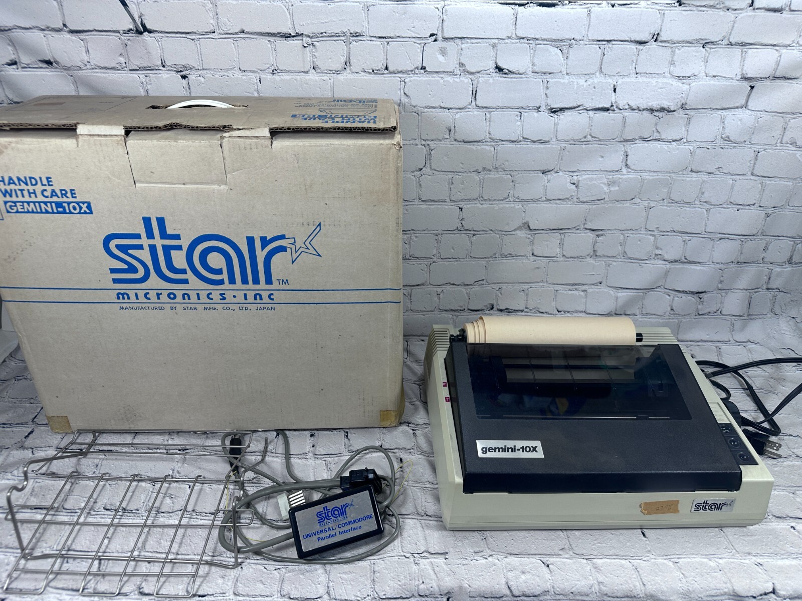 Star Micronics Gemini 10X Dot Matrix Printer GOOD WORKING COND. SEE *VIDEO*