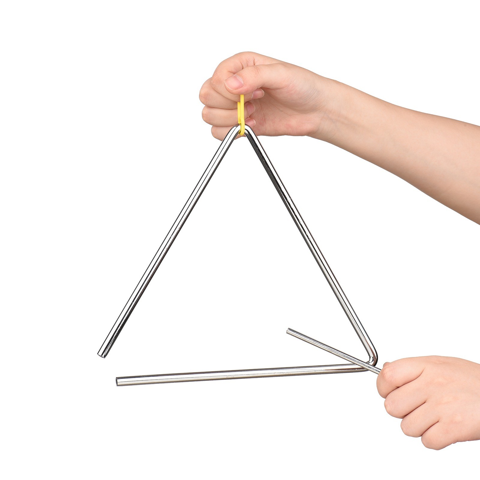 10 Inch Triangle Percussion Instrument With (Min Order 10 Pcs)