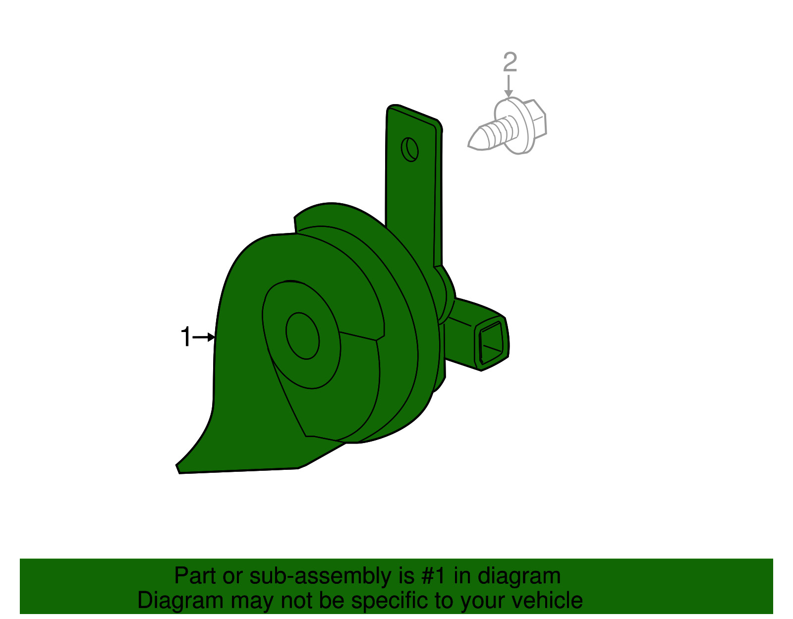 Genuine GM Horn 84238688