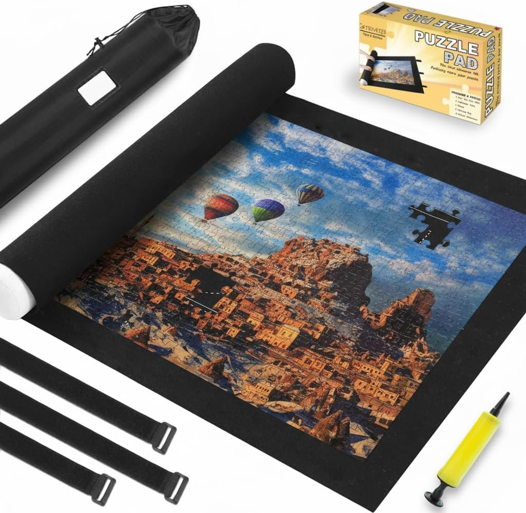 Jigsaw Puzzle Board Roll up Mats Games Saver Portable Keeper Storage Magic Holde