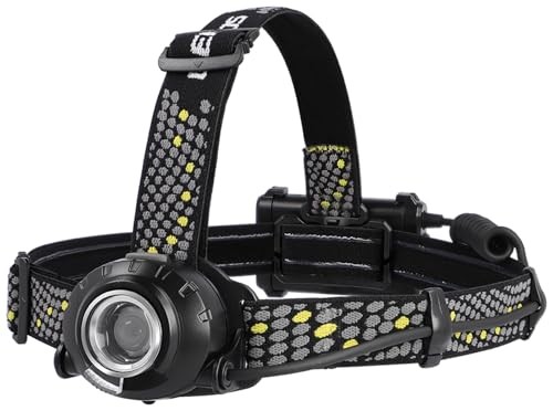 GENTOS HLP-2501 LED Headlamp [470 Lumens 8 Hours of Operational Run Time Rear