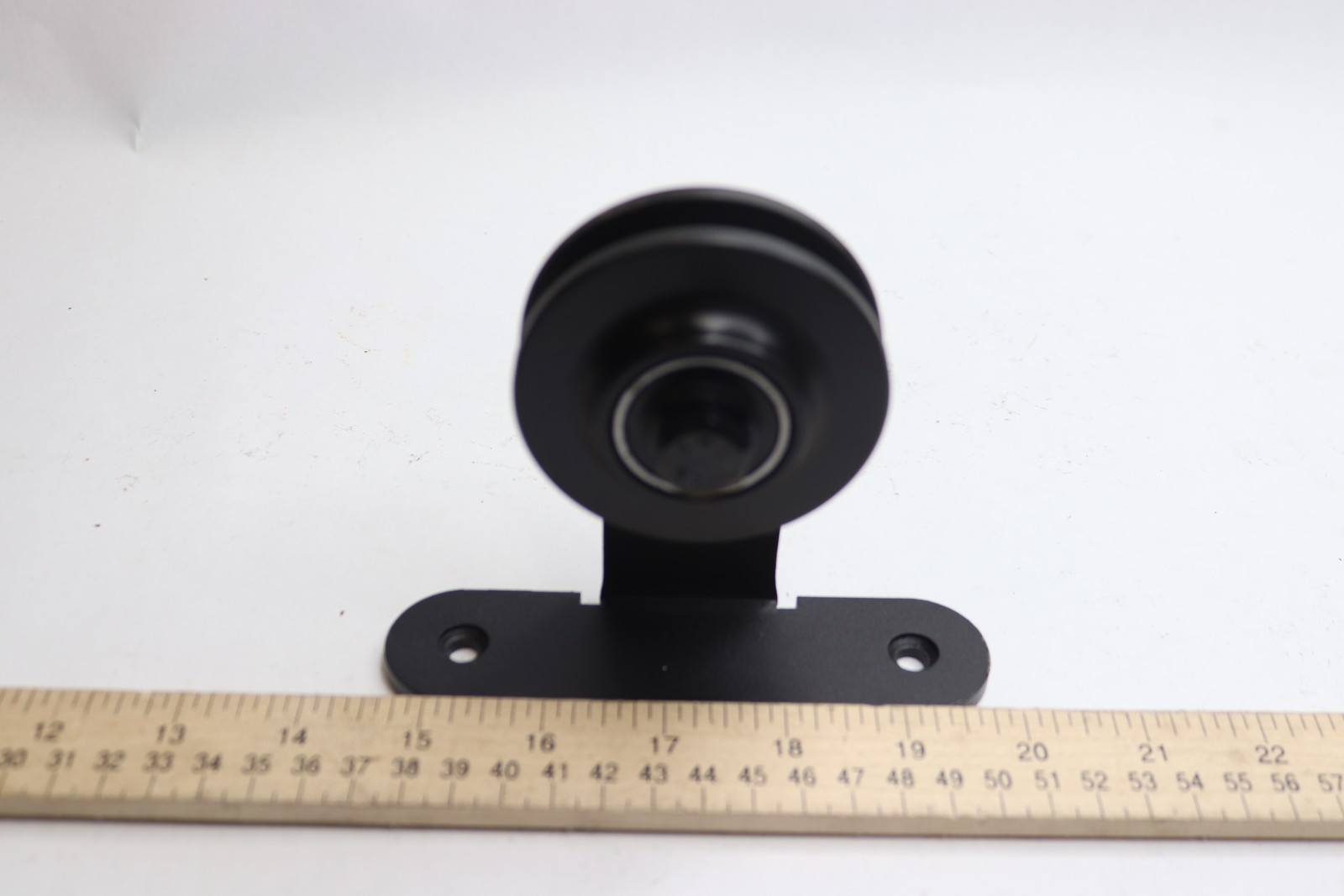 Barn Door Trolley Roller Matte Black