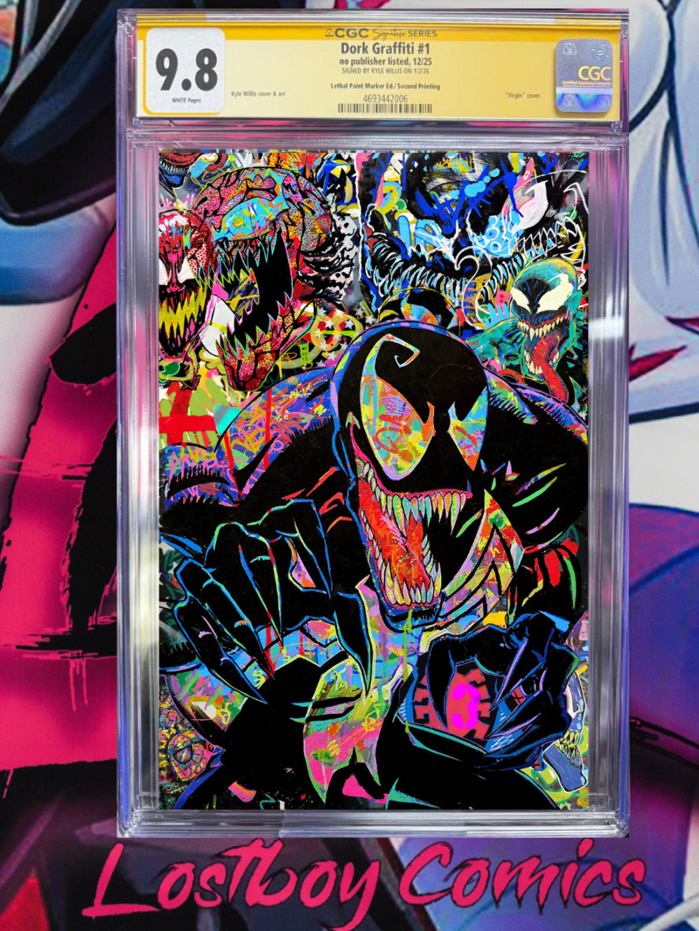 Lethal Paint Marker #1 Kyle Willis Exclusive CGC 9.8 Signed Pre Order