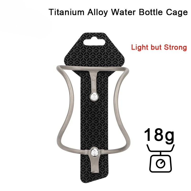 Ultralight 18g Bicycle Water Bottle Cage Titanium Alloy Bike Water Bottle Holder