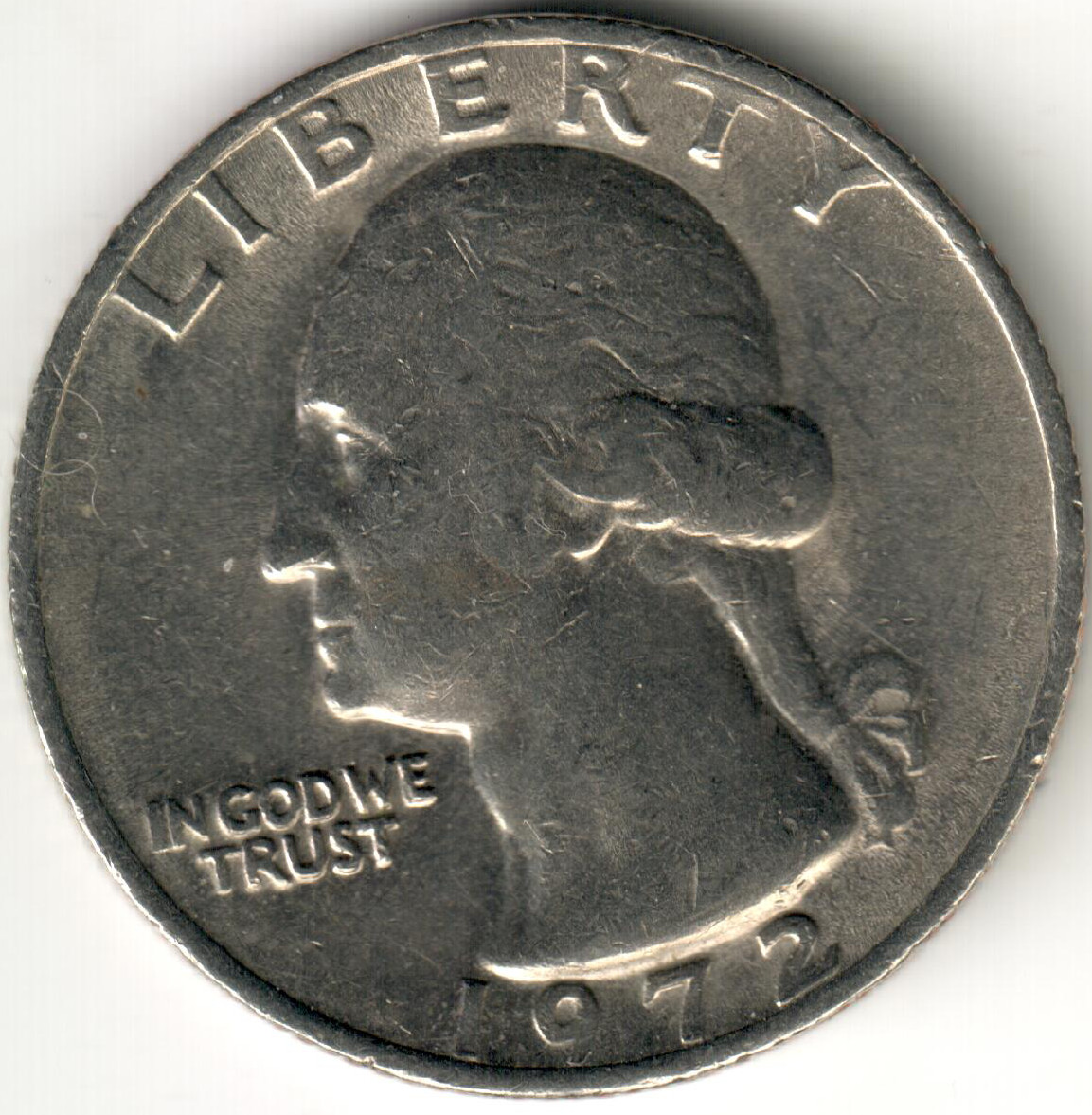 USA - 1972P - Heraldic Eagle Washington ¼ $