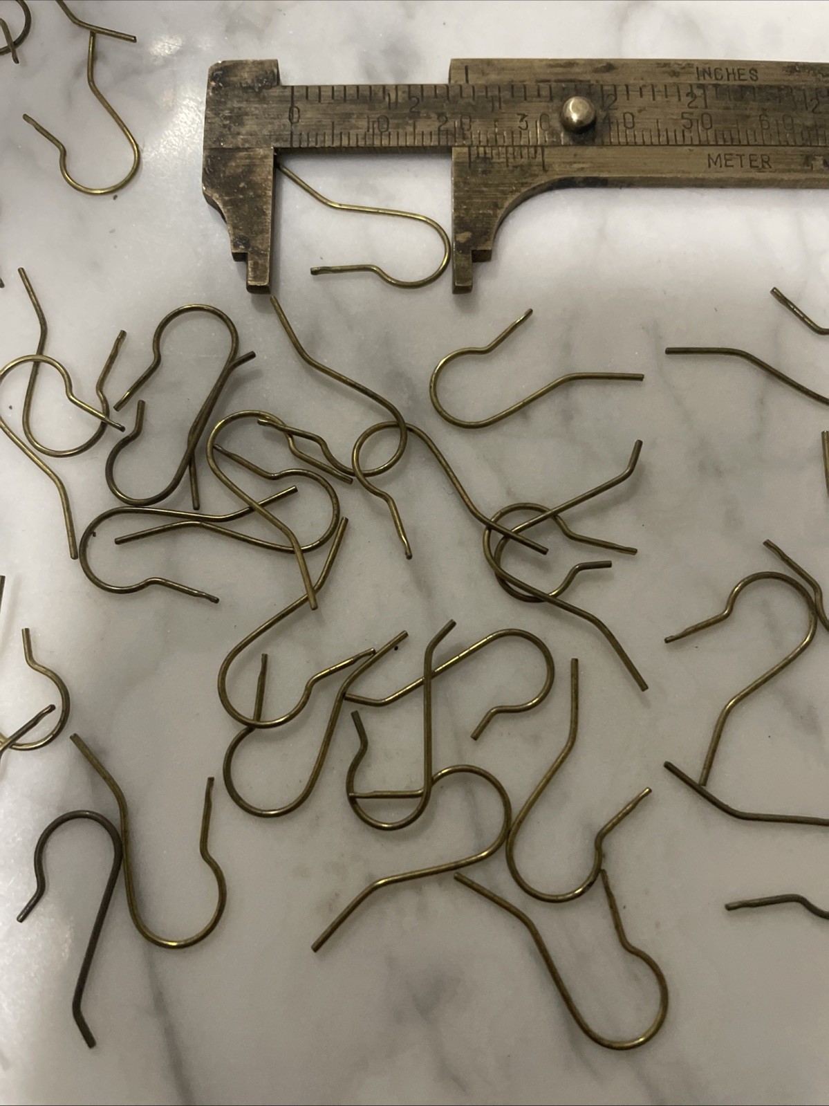 80 Pieces Vintage Brass Earring Wires