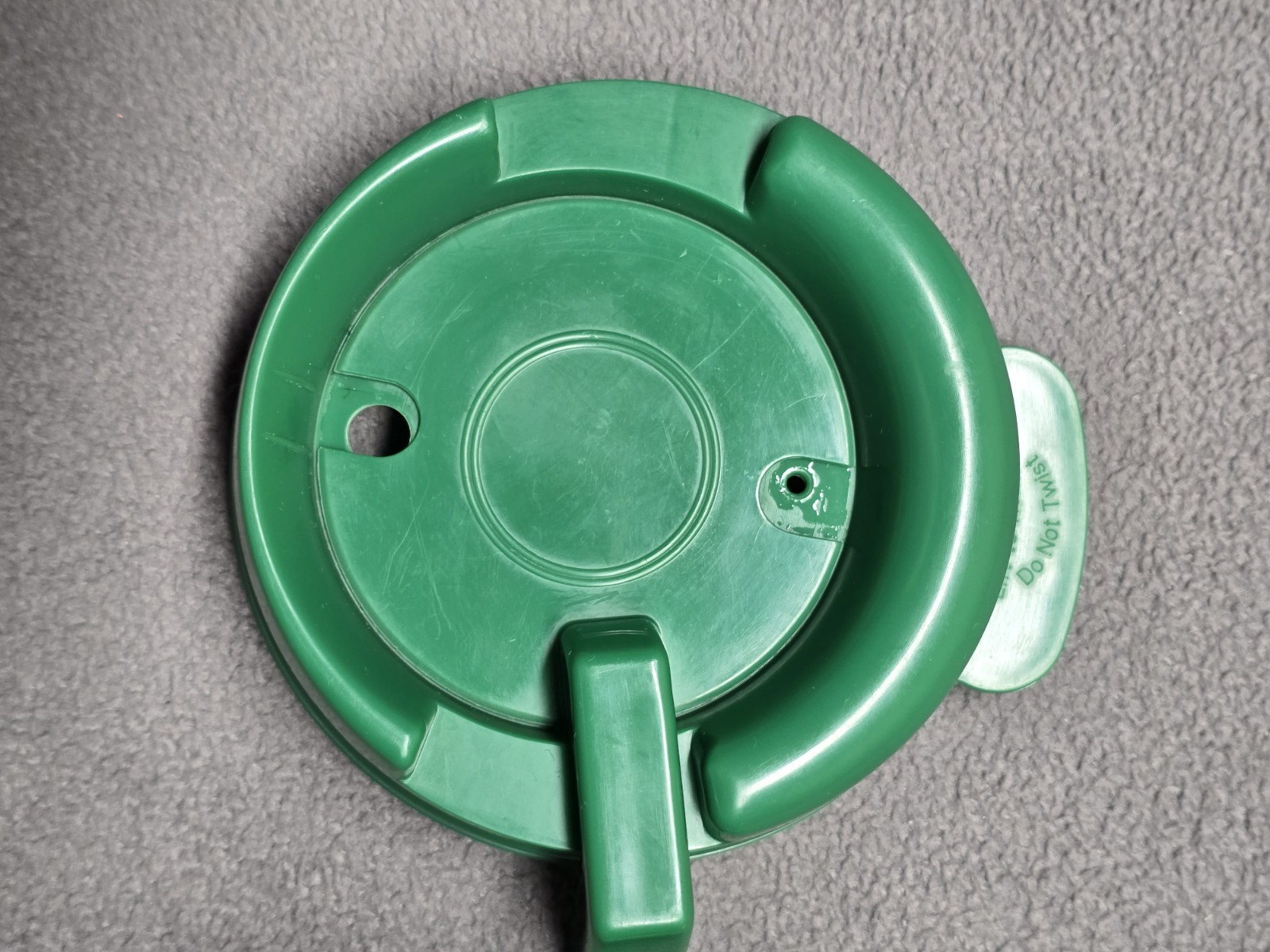 Vintage 64 Oz Mountain Dew Jumbo Whirley Green Insulated Plastic Travel Jug