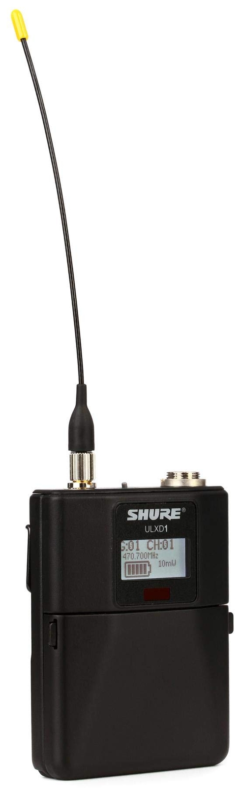 Shure ULXD1 Wireless Bodypack Transmitter, G50 Band 470-534 MHz