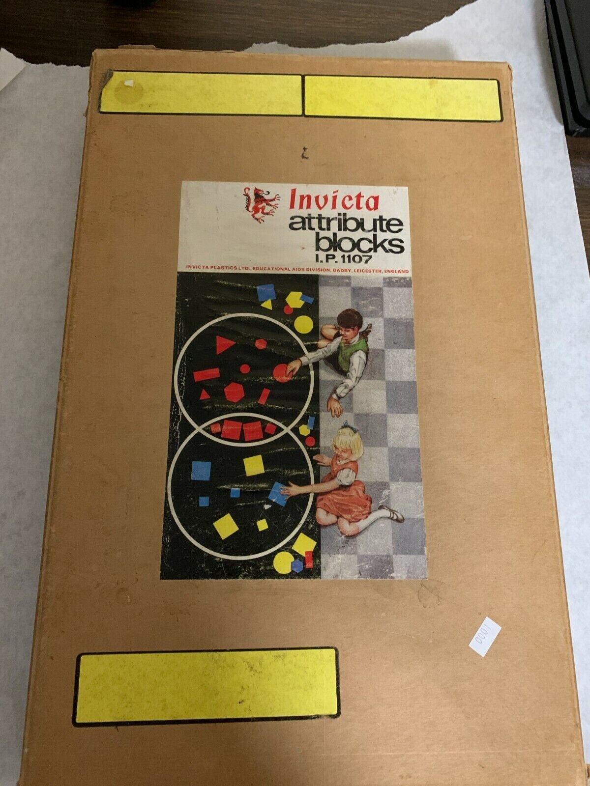 Vintage Invicta Attribute Blocks I.P.1107 Complete in Original Box used.