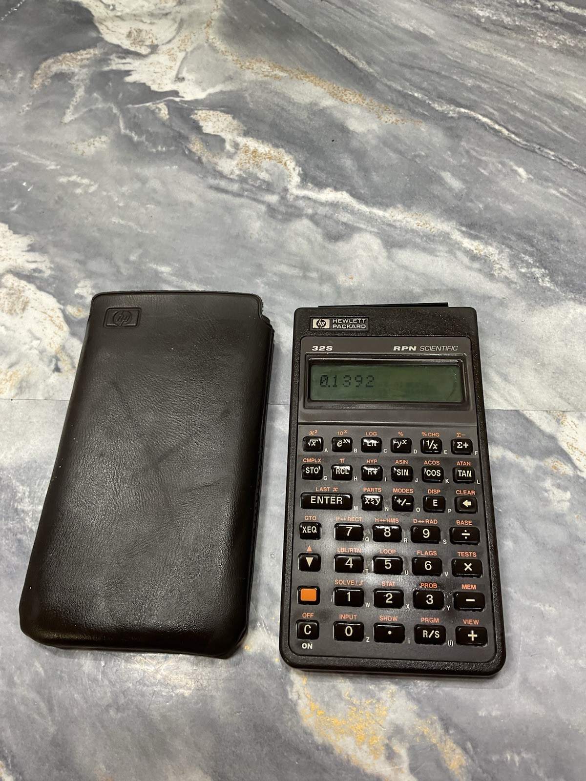 Vintage HP 32S  RPN Scientific Calculator w/ Original Case
