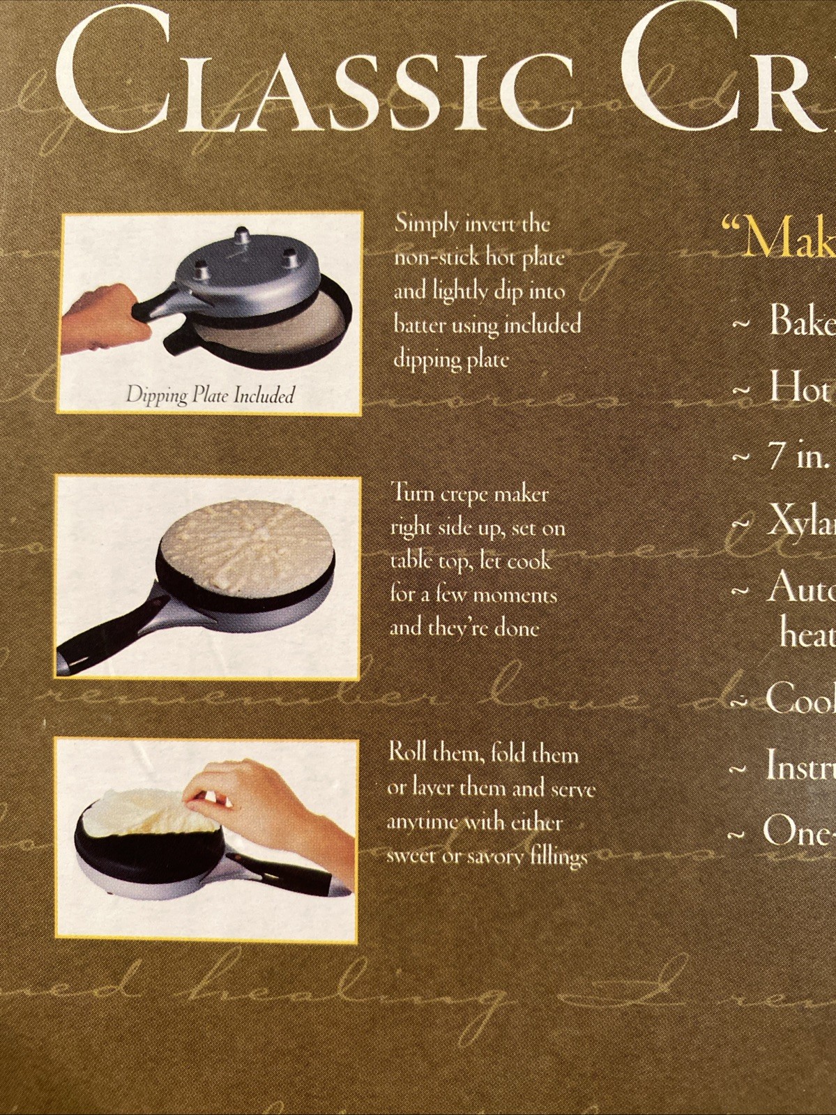 VillaWare Classic Crepe Maker
