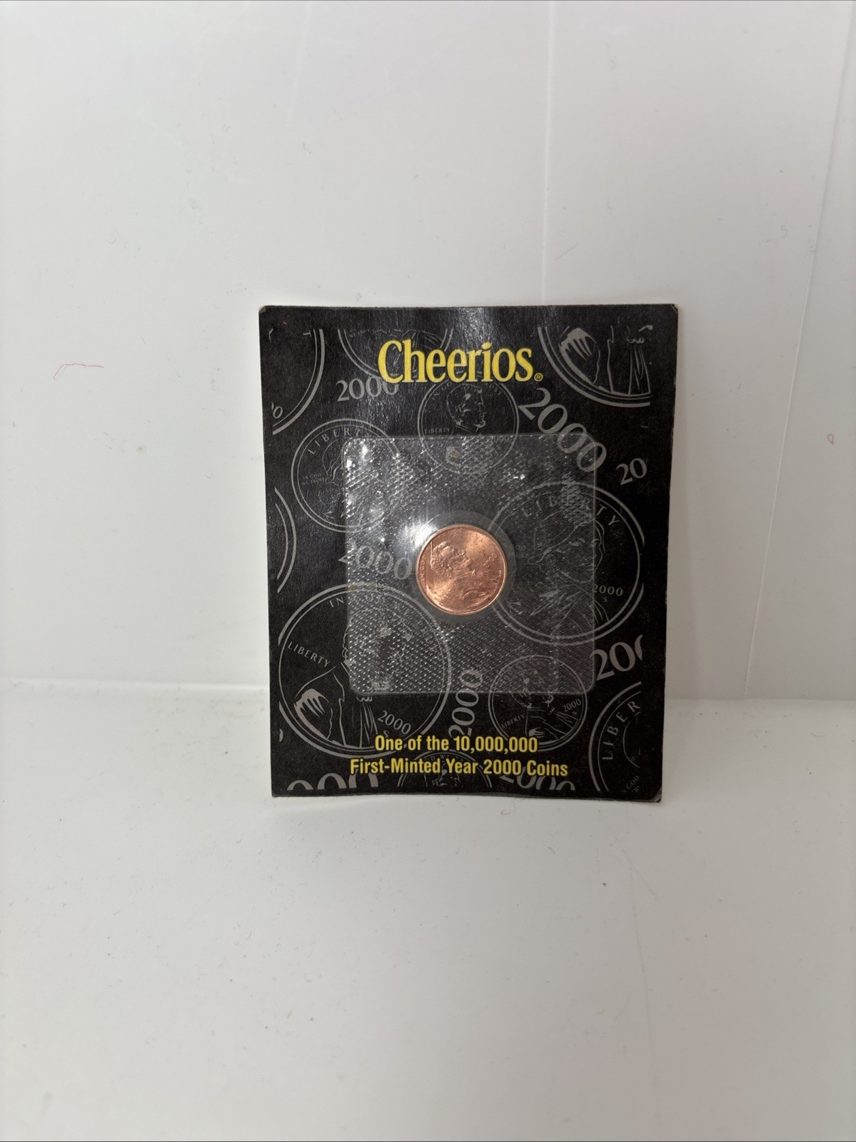 Cheerios Lincoln Penny "One of the 10,000,000 First-Minted Year 2000 Coins"