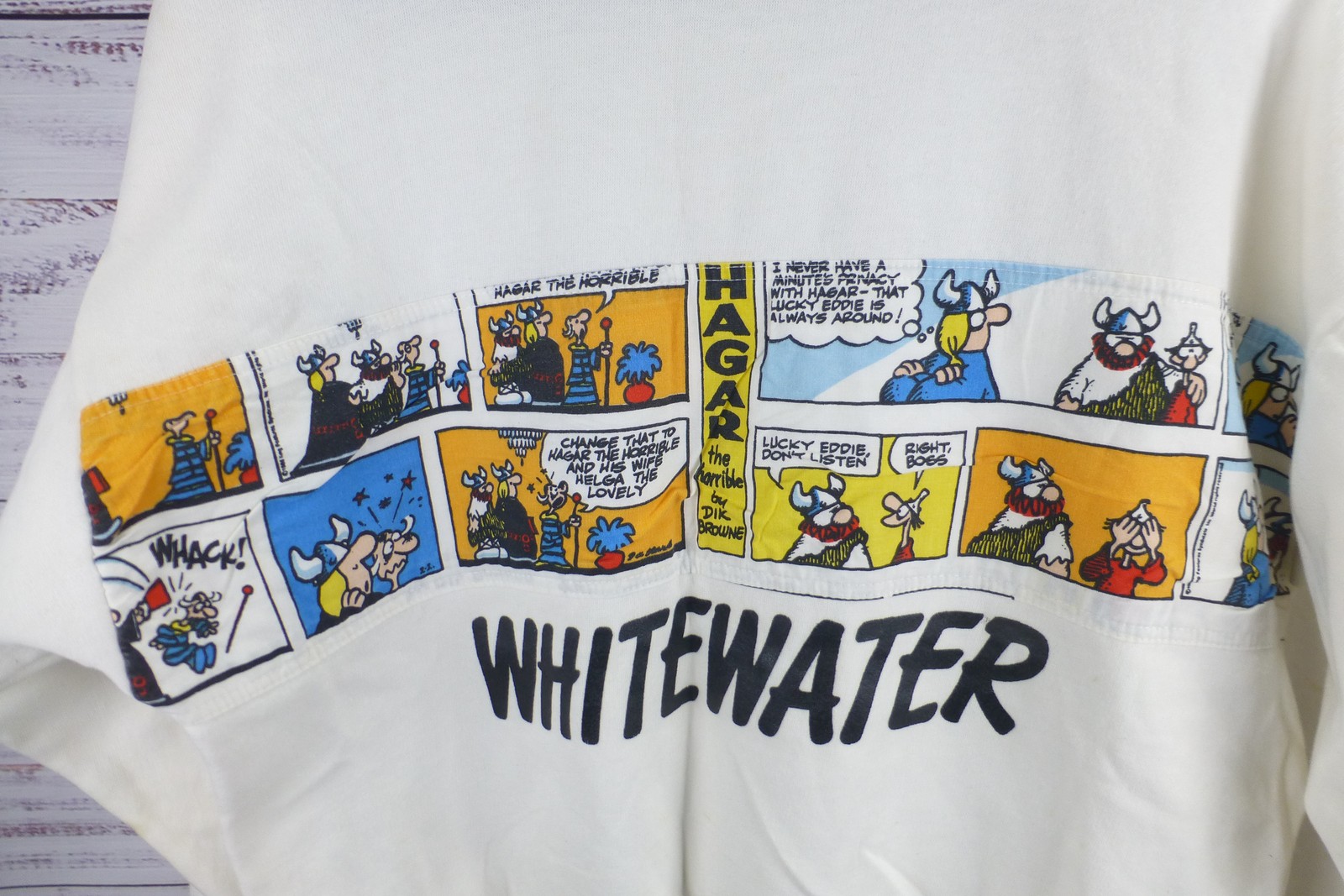 Vintage Hagar the Horrible Funnays Sweatshirt Whitewater Comic Strip Pullover G4