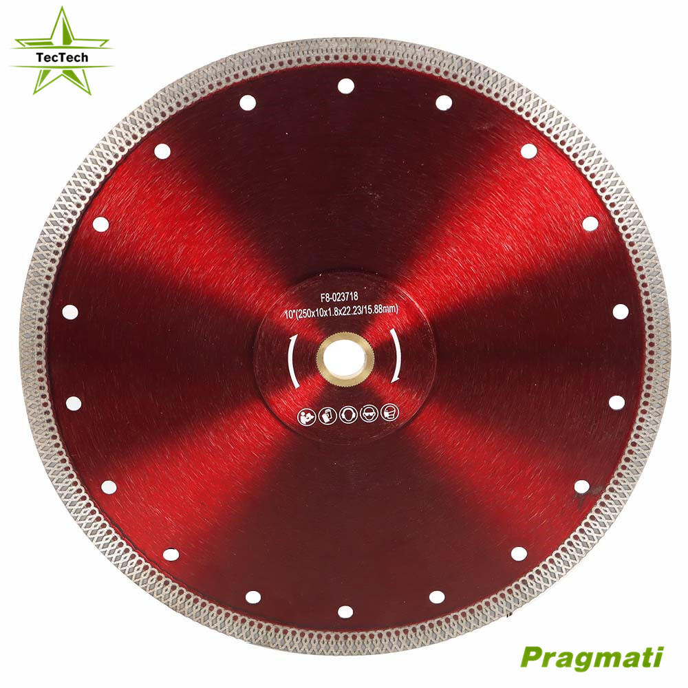 10Inch Diamond Saw Blade Cutting Porcelain Tile Ceramic Granite Marble Brick