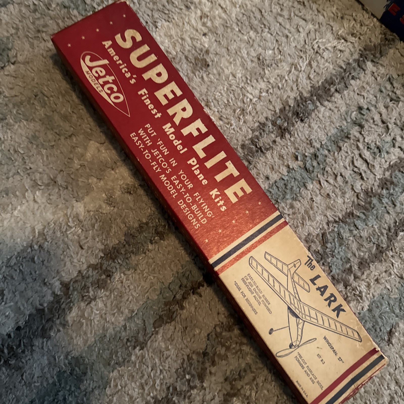 Jetco Models Superflite R-3 The Lark 27" Gas/Rubber Free Flite