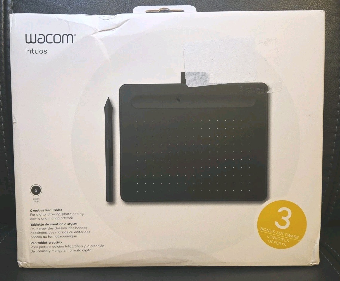 Wacom Intuos CTL-4100 Small Wired Creative Pen Drawing Tablet NEW Sealed Box