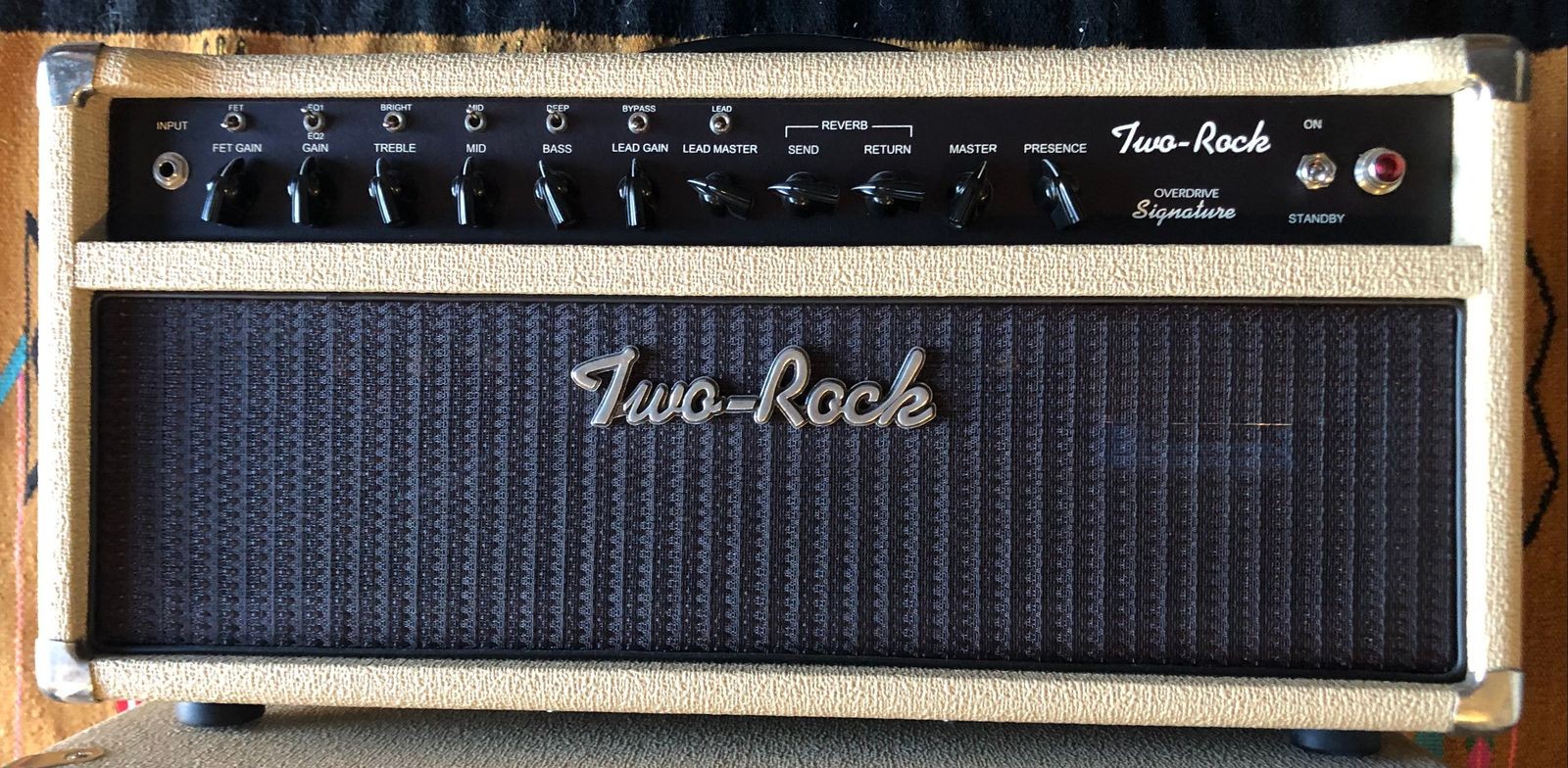 Two Rock Overdirve Signature Amplifier - 1 of 23 in Blonde w Oxblood Grill 100w