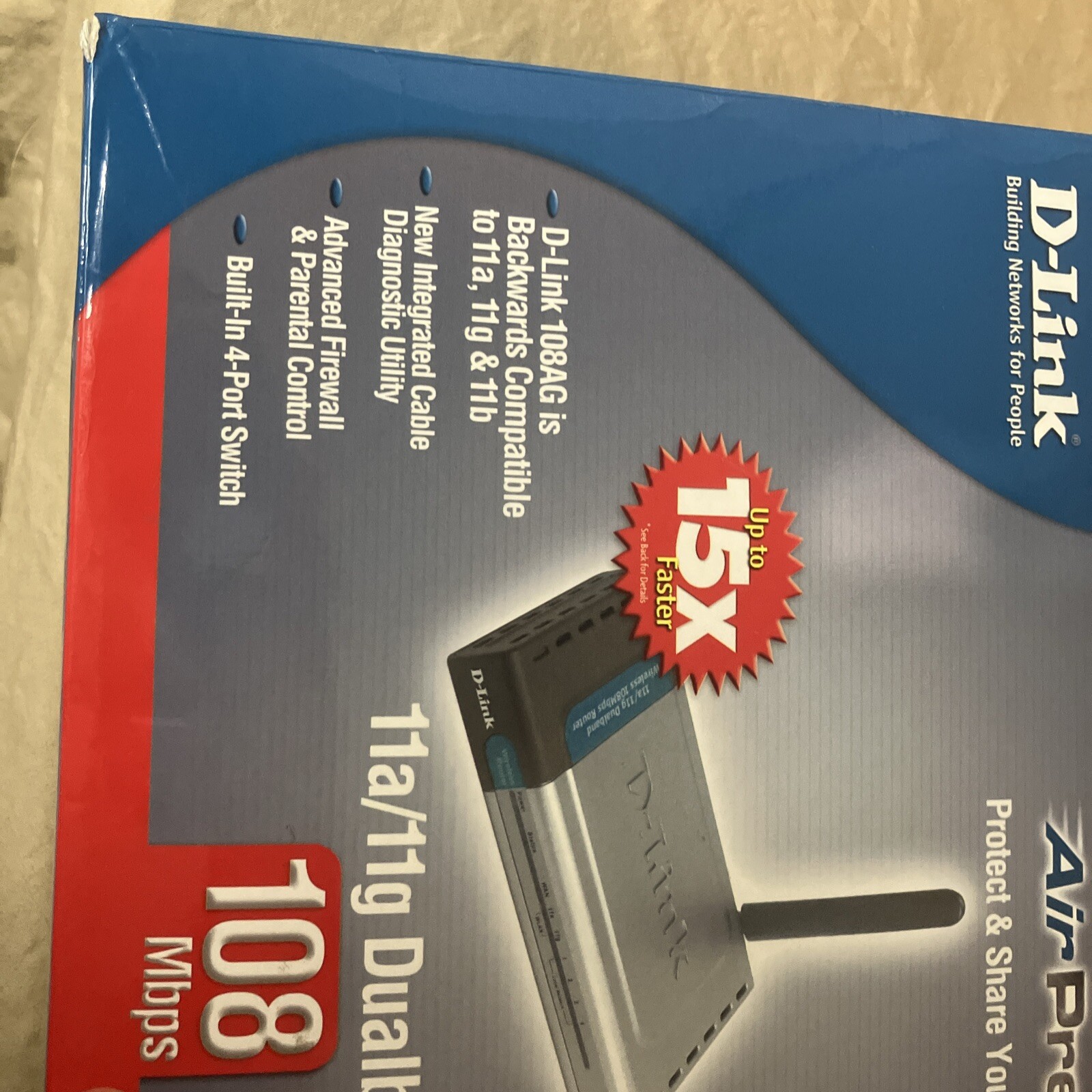 D-Link DI-784 Wireless 108AG Router