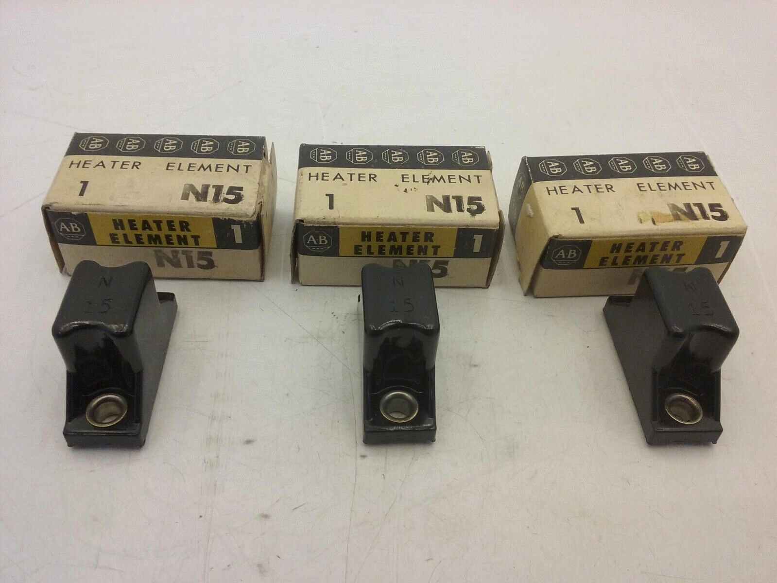 ALLEN BRADLEY N15 OVERLOAD RELAY HEATING ELEMENT (LOT OF 3) NIB