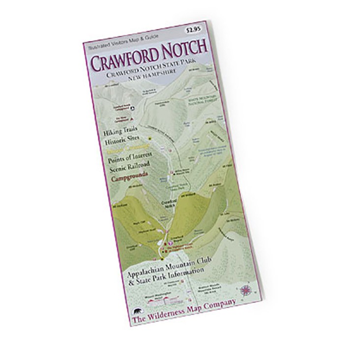 Wilderness Map Co New England: Crawford Notch Map & Guide by Sarah Welch -
