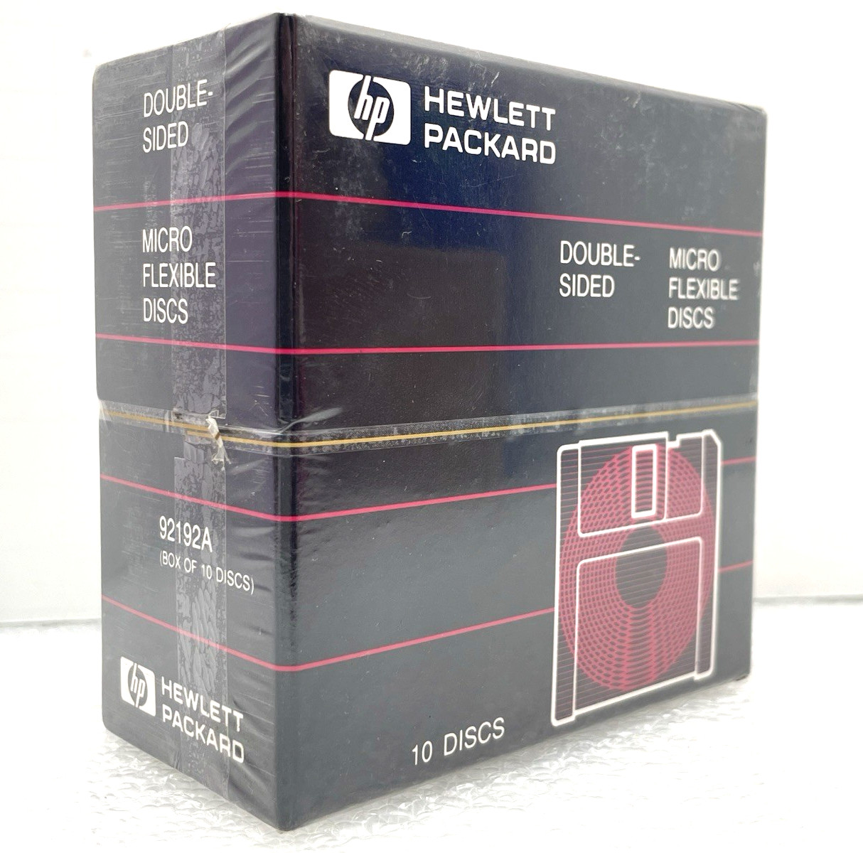 NEW SEALED HEWLETT PACKARD 92192A 3.5" DOUBLE-SIDED MICRO FLEXIBLE DISCS BOX 10