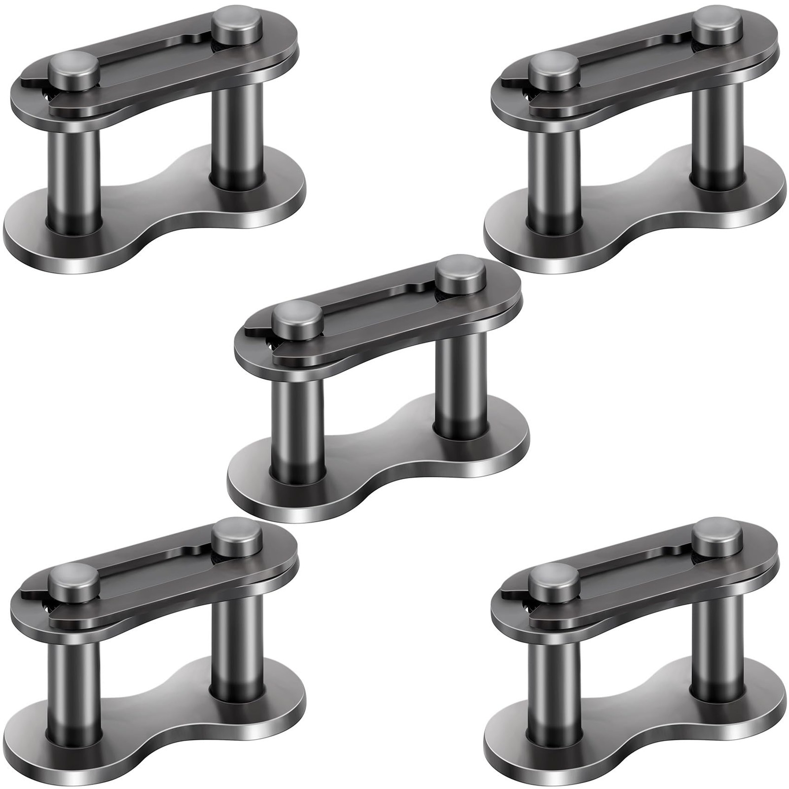 PAGOW 5PCS #41 Roller Chain Connecting Links, Master Manganese Steel